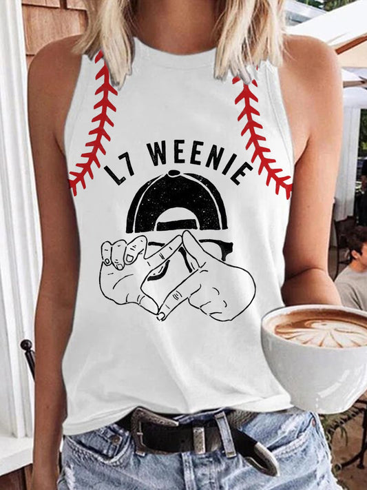 Women's Sandlot Men's Baseball Sleeveless Tee