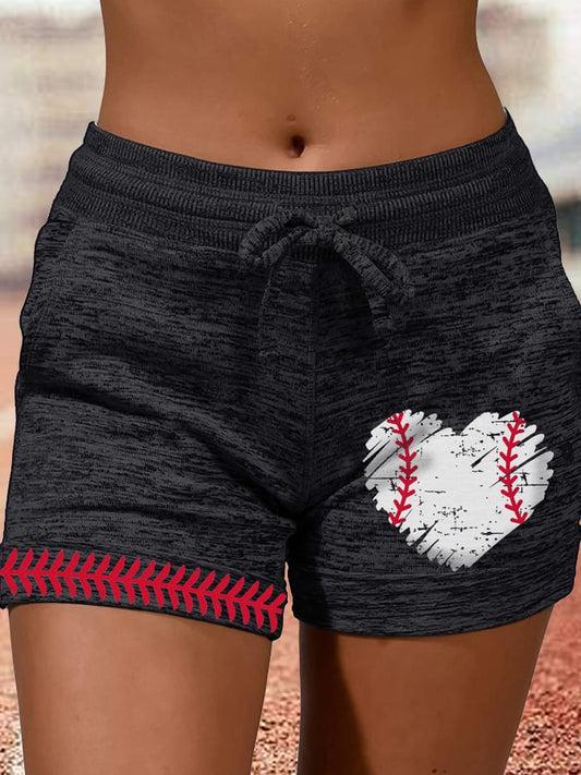 Women's Casual Baseball Printed Sweatpants