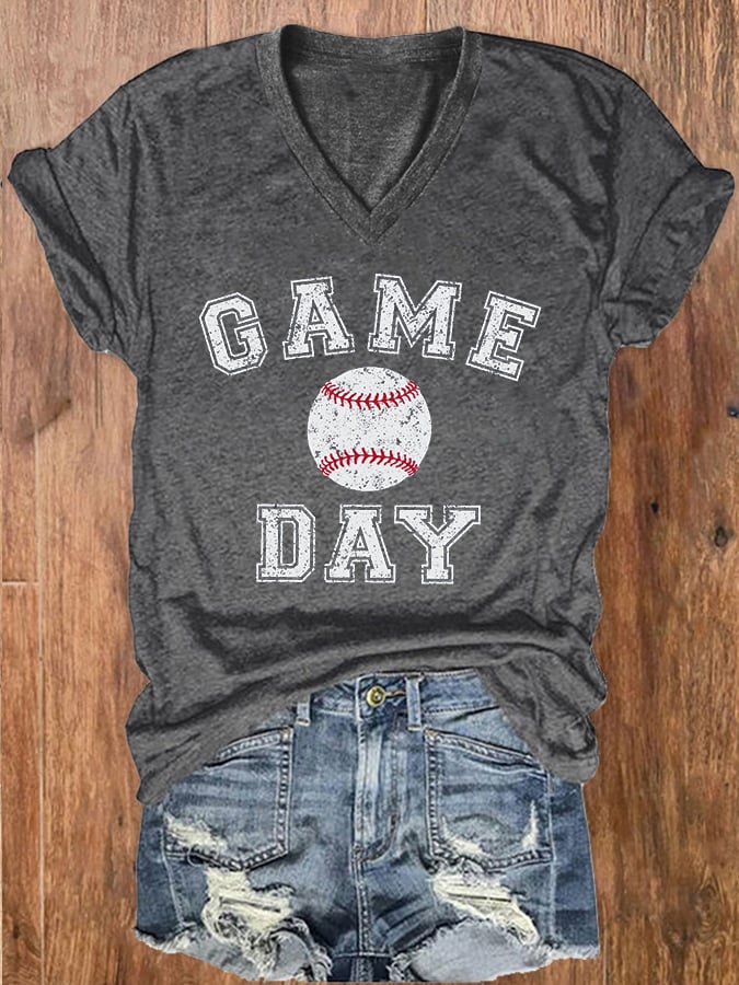 Women's Game Day Baseball T-Shirt