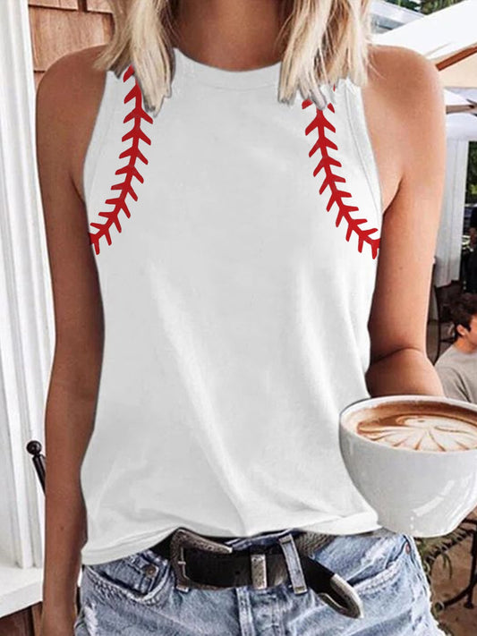 Women's Baseball Softball Lover Sleeveless Tee