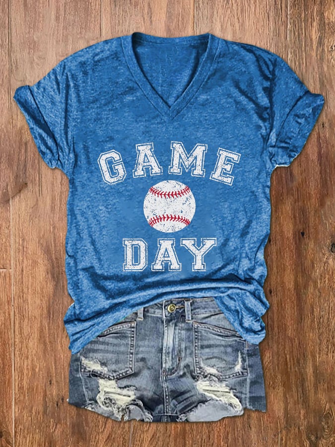 Women's Game Day Baseball T-Shirt