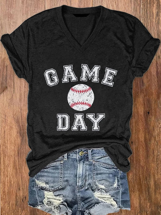Women's Game Day Baseball T-Shirt
