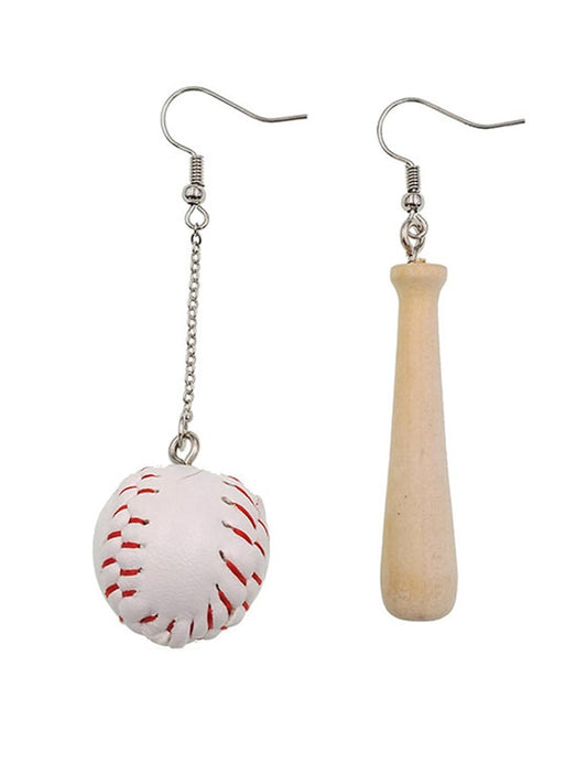 Women's Baseball Earrings